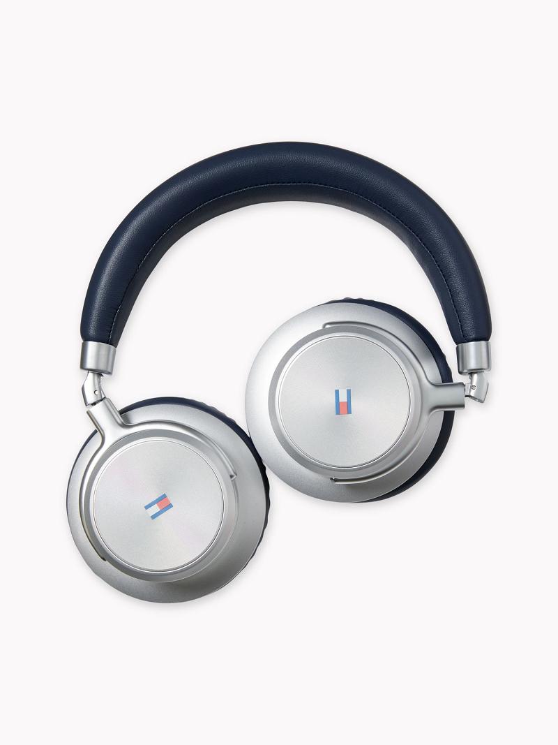 Férfi Tommy Hilfiger Classic Flag Headphones Technology Sötétkék Titán | HU 1562WNB